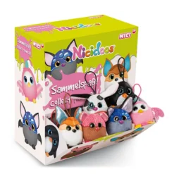 Assortment Nicidoos Minis 6 Cm 6 Designs 48 Pieces Teddy