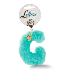Nici Bag Pendant Plush Letter G Symbol Key Ring