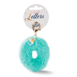 Nici Bag Pendant Plush Letter O Symbol Key Ring