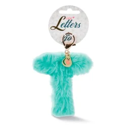 Nici Bag Pendant Plush Letter T Symbol Key Ring