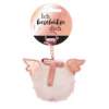 Nici Bag Pendant Plush Pompom Letter T Key Ring