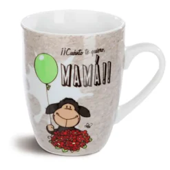 Front Page -Nici nici cuanto te quiero mama porcelain mug 1