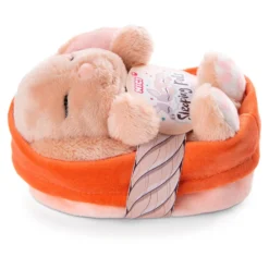 Nici Cuddly Bunny Caramell 12 Cm Sleeping In Basket Teddy