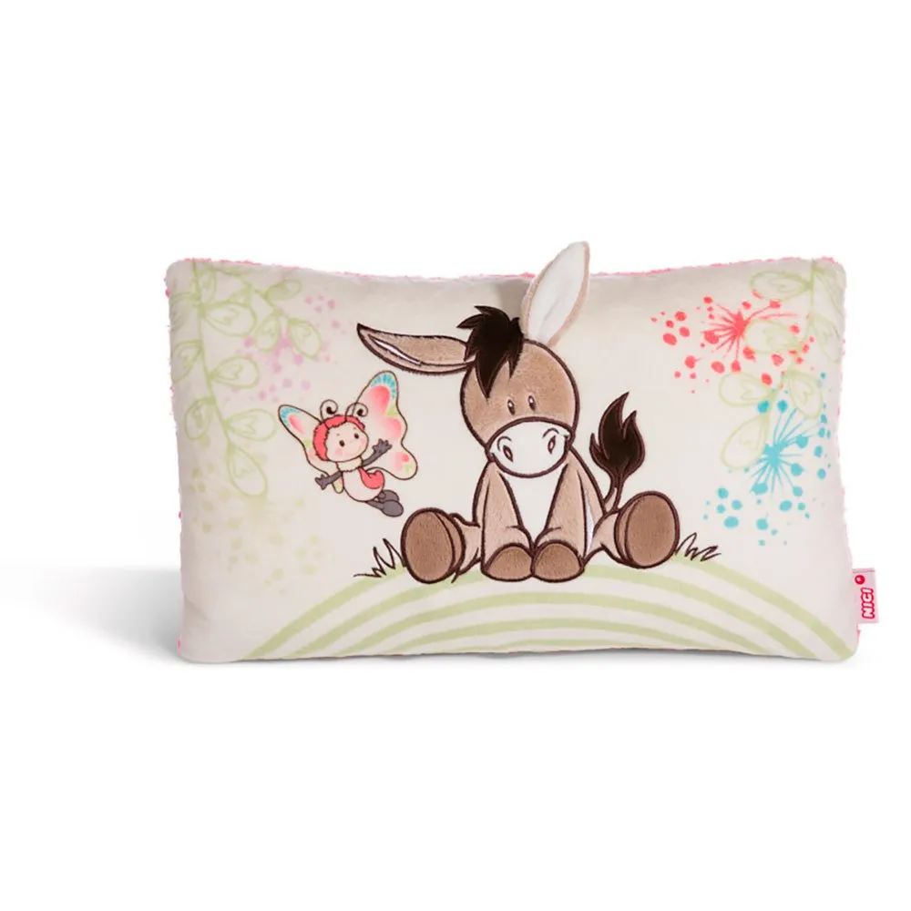 Nici Cushion Donkey And Butterfly Rectangular 43X25 Cm 3 Nici Cushion Donkey And Butterfly Rectangular 43X25 Cm