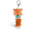 Nici Fox Brown 12 Cm Bag Pendant Faux Leather Key Ring -Nici nici fox brown 12 cm bag pendant faux leather key ring