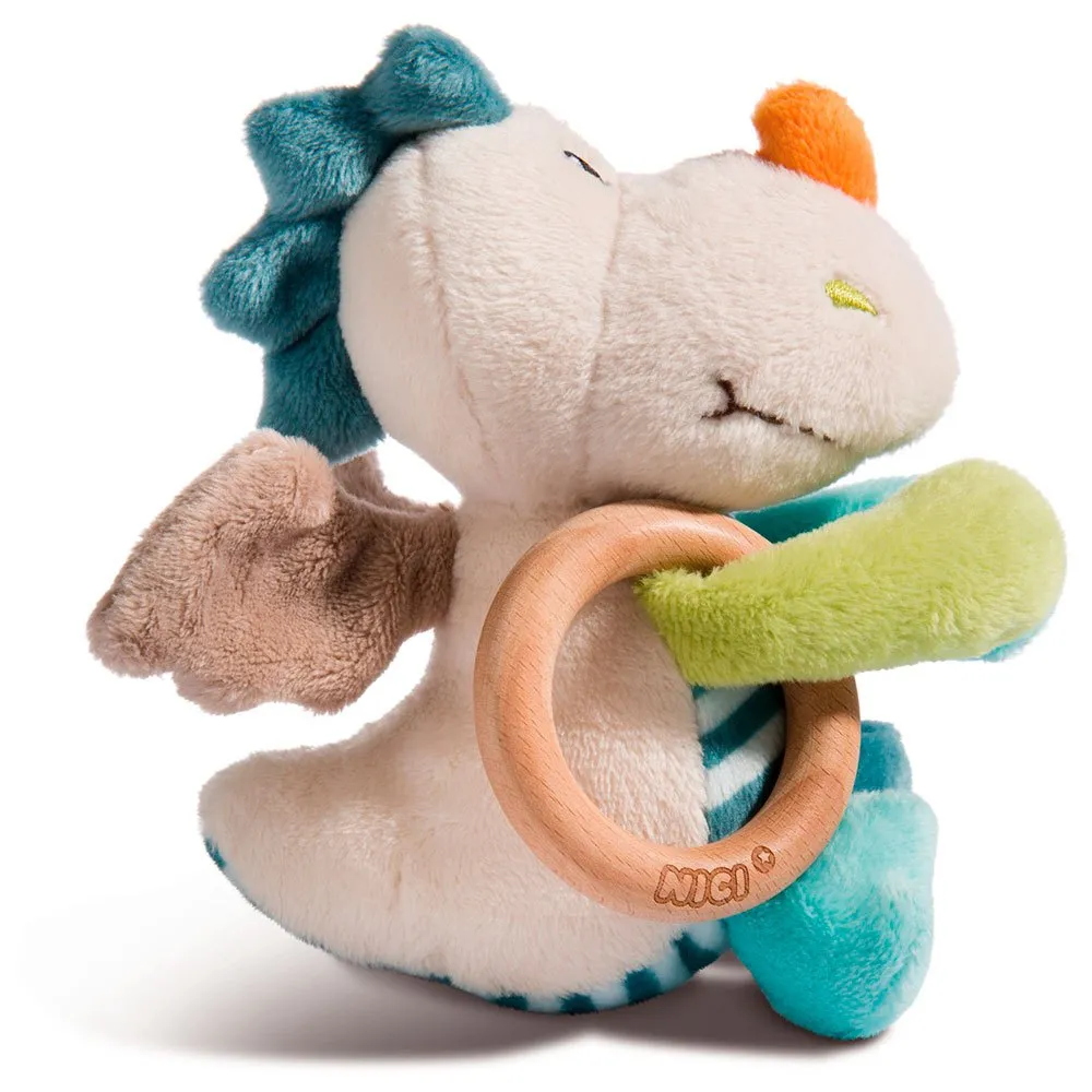 Nici Grabber Dragon Dragilu 15 Cm With Wooden Ring And 3 Nici Grabber Dragon Dragilu 15 Cm With Wooden Ring And