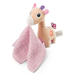 Nici Soft Giraffe Sasuma 3D 16 Cm With Muslin Cloth Teddy